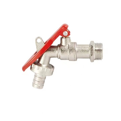 Antirust mosiężny zawór Bibcock gwintowany z uchwytem 120-250g Lekki
