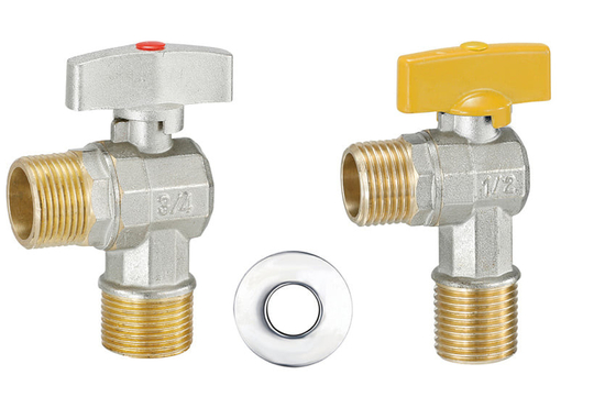 Konfigurowalny projekt Zawór kątowy umywalki Sanitarny zawór kątowy 15 mm