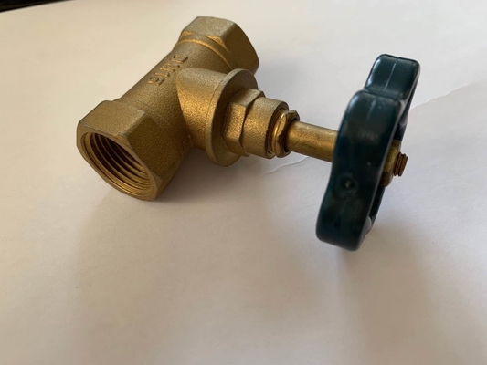 1/2 &quot;X 3/8&quot; 1/4 obrotu mosiężny zawór odcinający kątowy DN20-NPT gwintowany