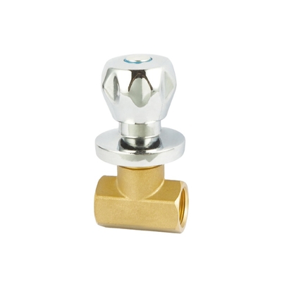 1/2 &quot;X 3/8&quot; 1/4 obrotu mosiężny zawór odcinający kątowy DN20-NPT gwintowany
