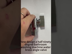 NPT kran z gwintem Zawór kątowy Chrom Zawory odcinające kątowe 3/8 cala